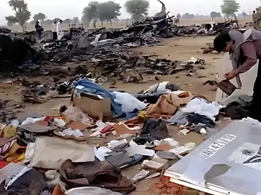 November 1996: Two planes collided in Haryana, 349 died